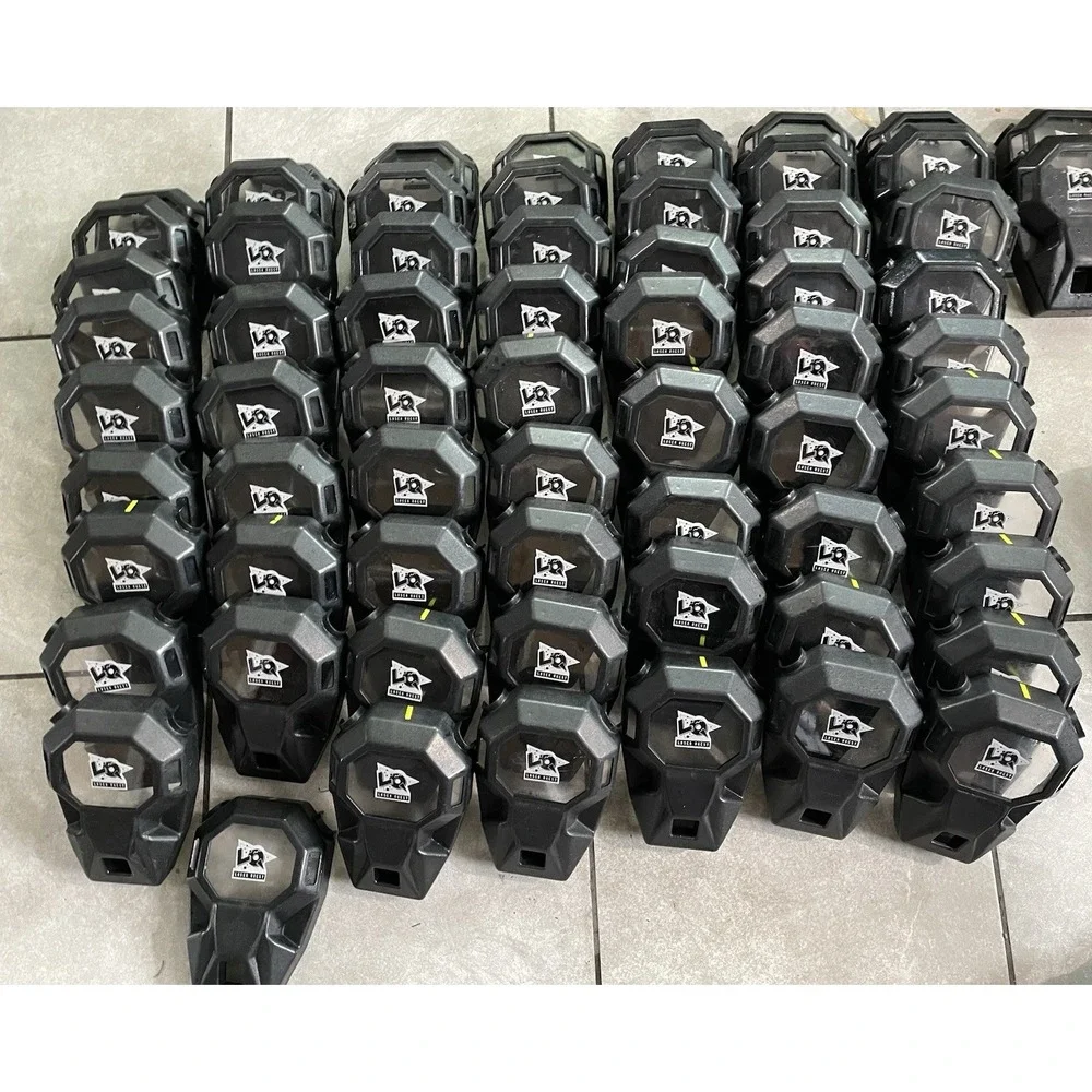 RARE Laser Quest LQ Laser Tag Lot 58 Vest Case & 20 Phaser Gun Casings as Parts